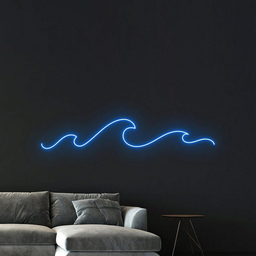 Wave Neon Light, Wave Led Sign, Beach Neon Sign, Wave Beach Wall Art, Home Wall Decor 90271